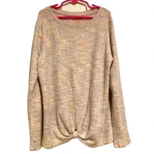 Cat & Jack Girls Longsleeve pink tie-dye Large 10-12